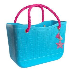 BocaBagg (Aqua) Large EVA Tote Bag-Like Bogg Bag